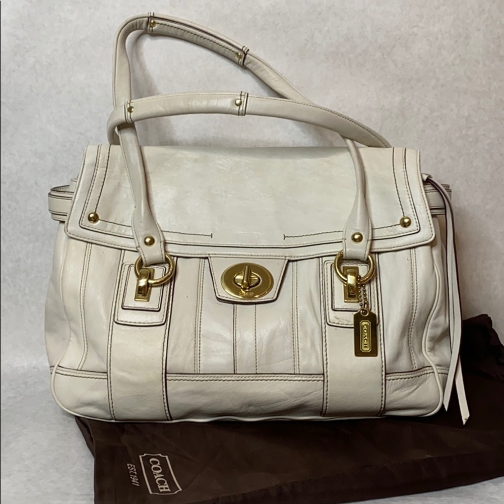 Coach Leather Shoulder Bag